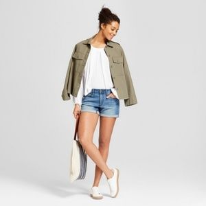 Universal  Thread Mid-rise jean shorts medium wash